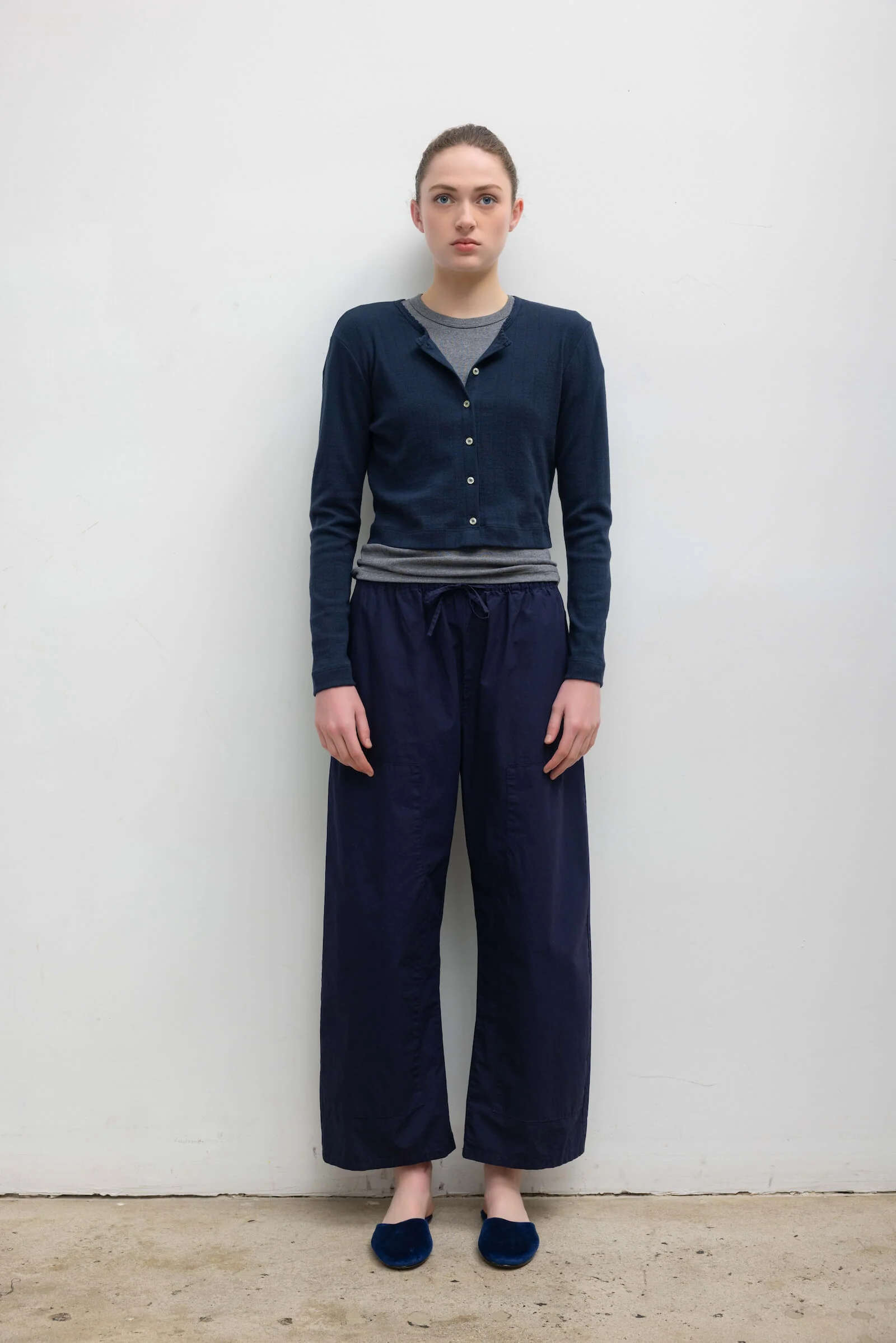 Pointelle Crop Cardigan - Image 3