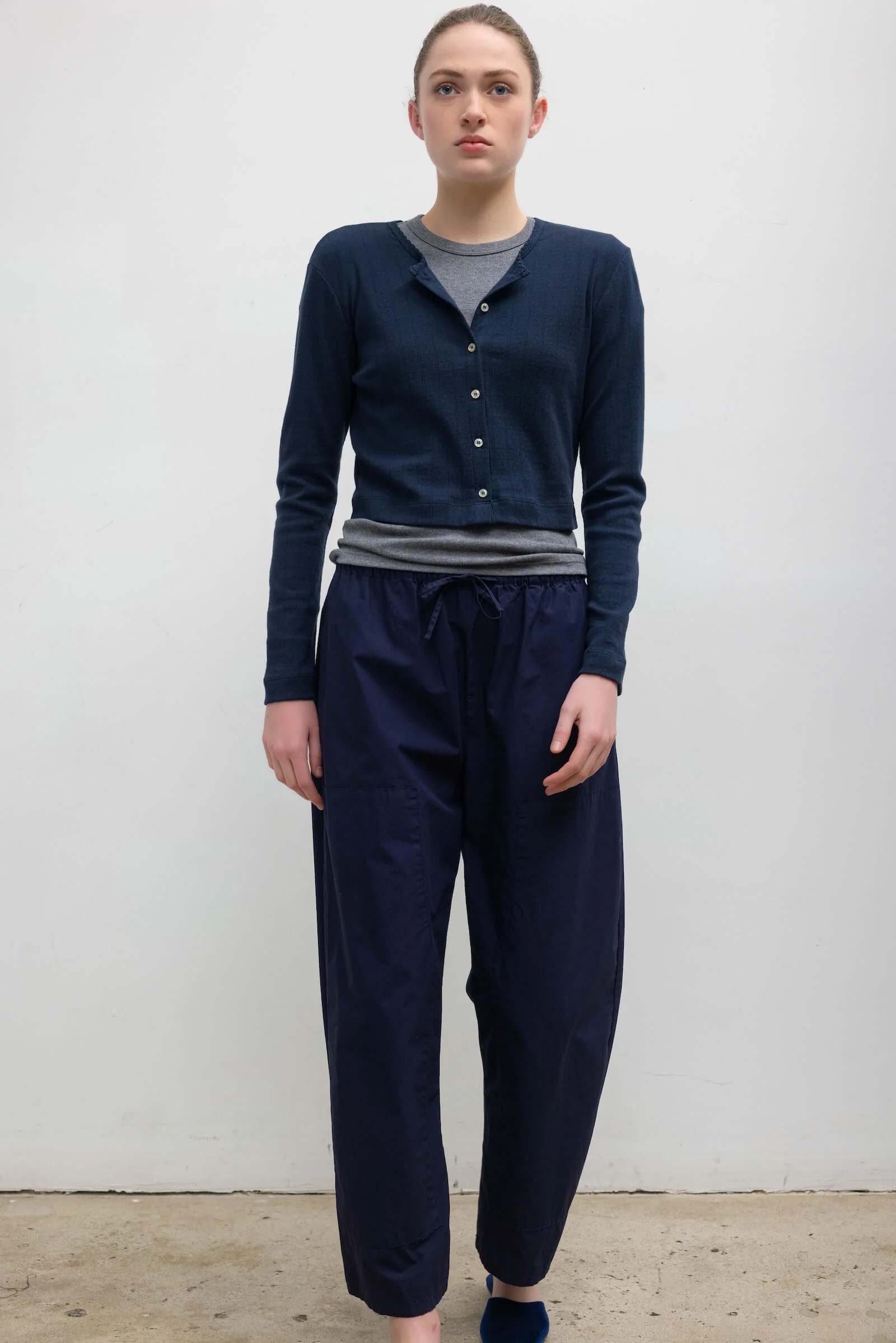 Pointelle Crop Cardigan - Image 5