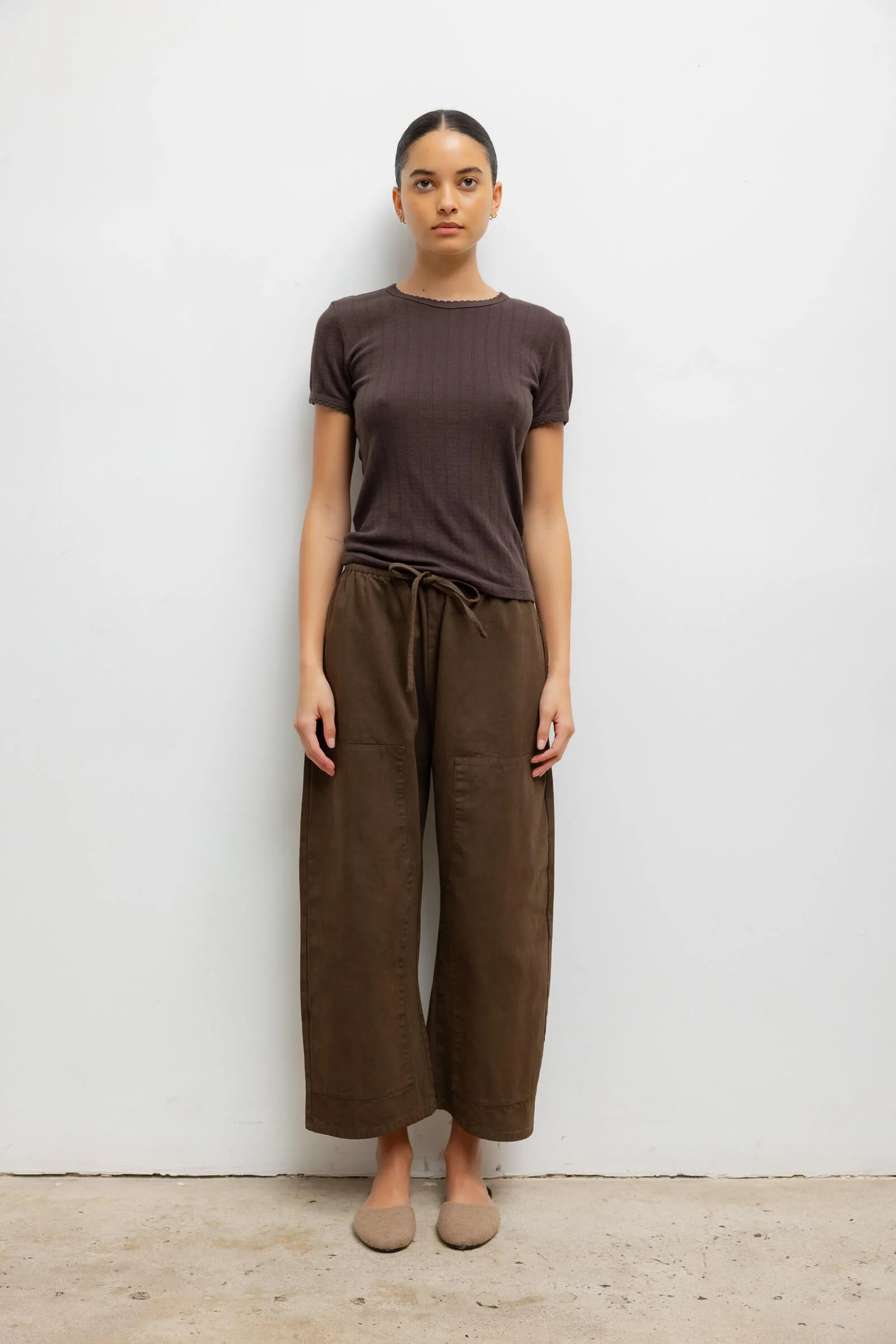Pointelle Slim Fit Tee - Image 3