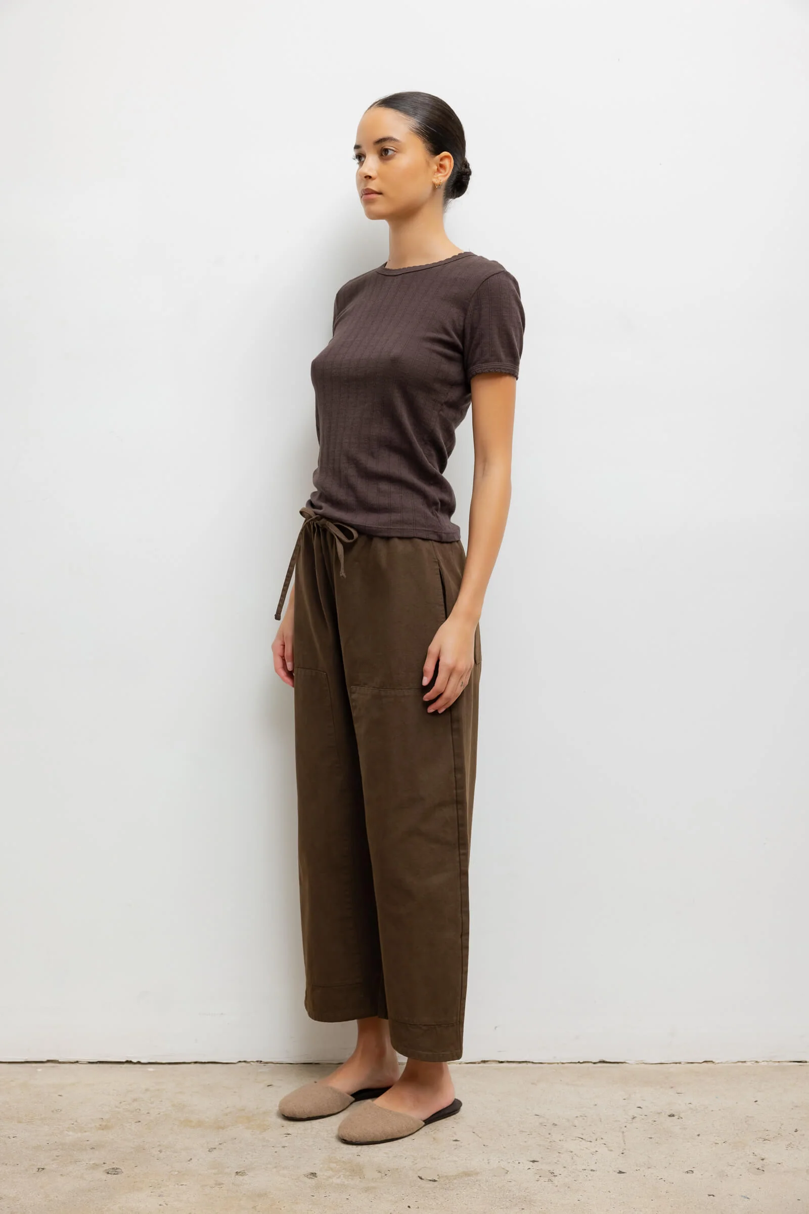 Pointelle Slim Fit Tee - Image 6