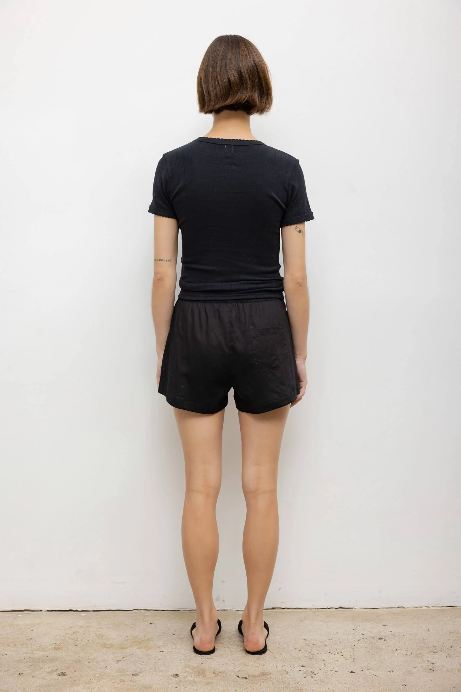 Pointelle Slim Fit Tee - Image 5