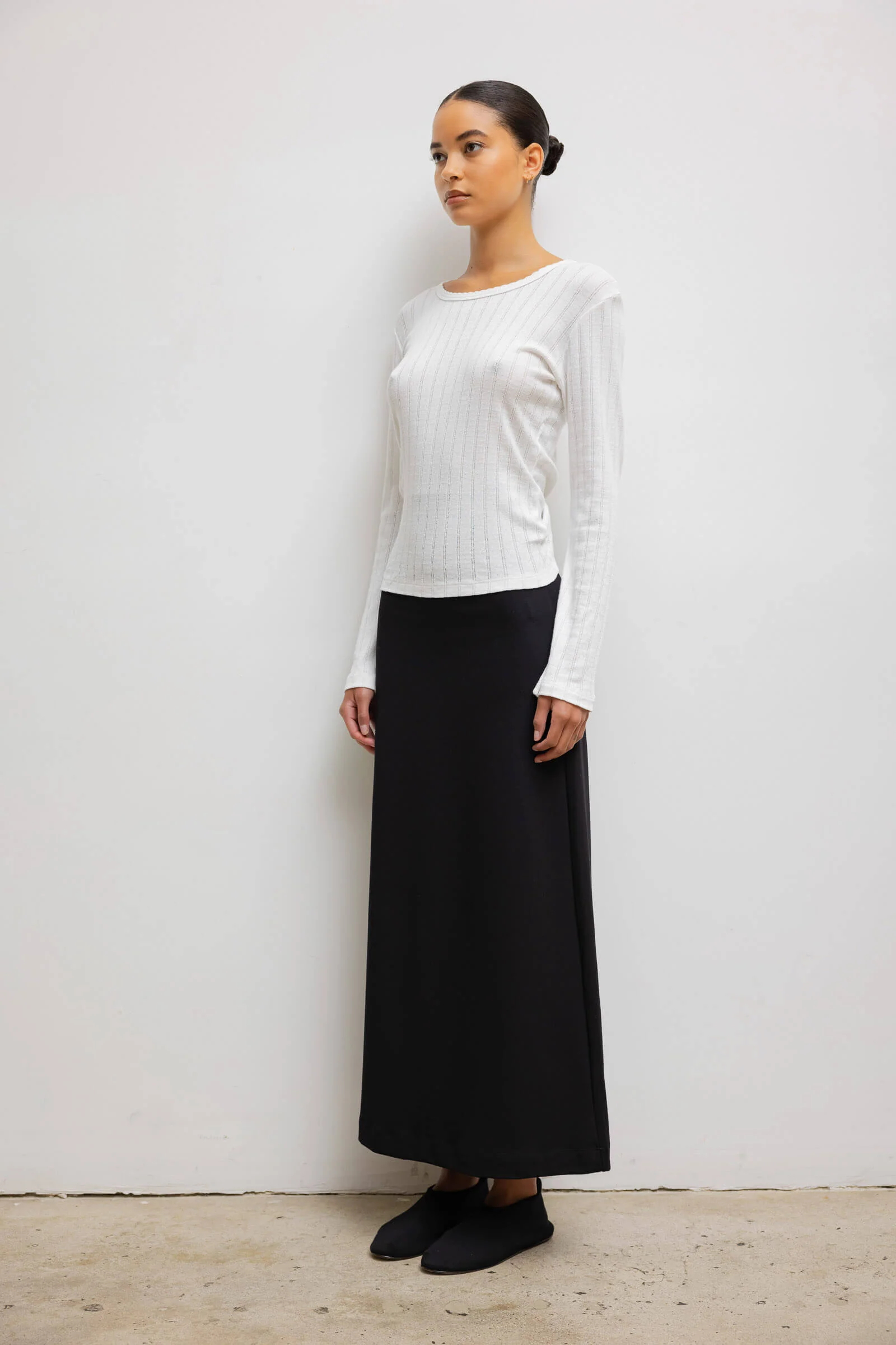 Pointelle Slim Fit Long Sleeve - Image 5